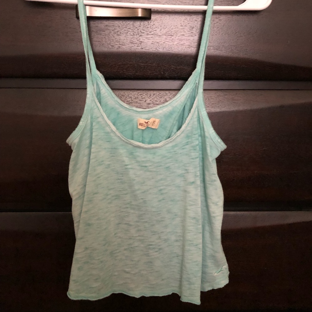Teal Hollister Tank Top